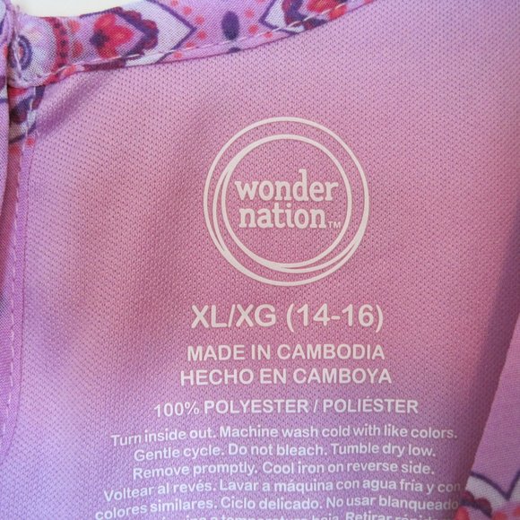 Wonder nation purple dress sz XL girls - Picture 3 of 5